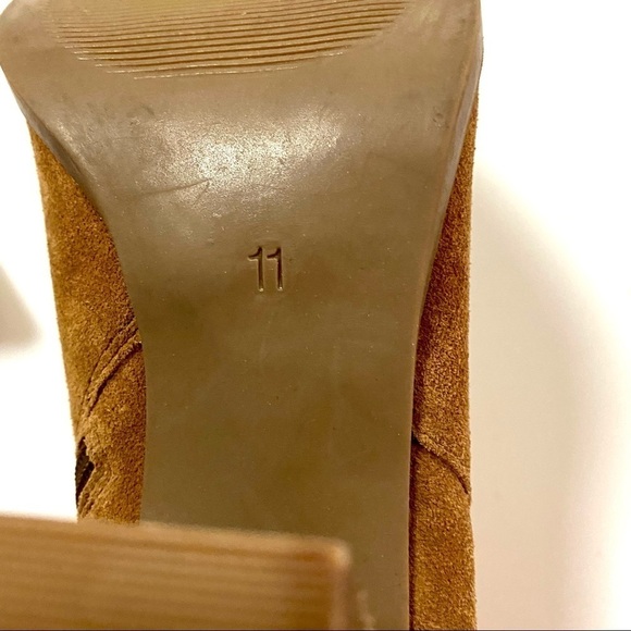 Michael Shannon Kelsey Tan Suede Ankle Boot 11 Chelsea Western - Picture 11 of 14